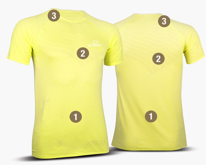 T-shirts AERIAL jaune